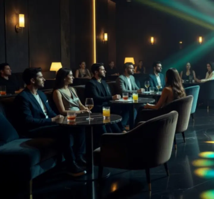 Živá hudba v moderním lounge prostoru Moravies
